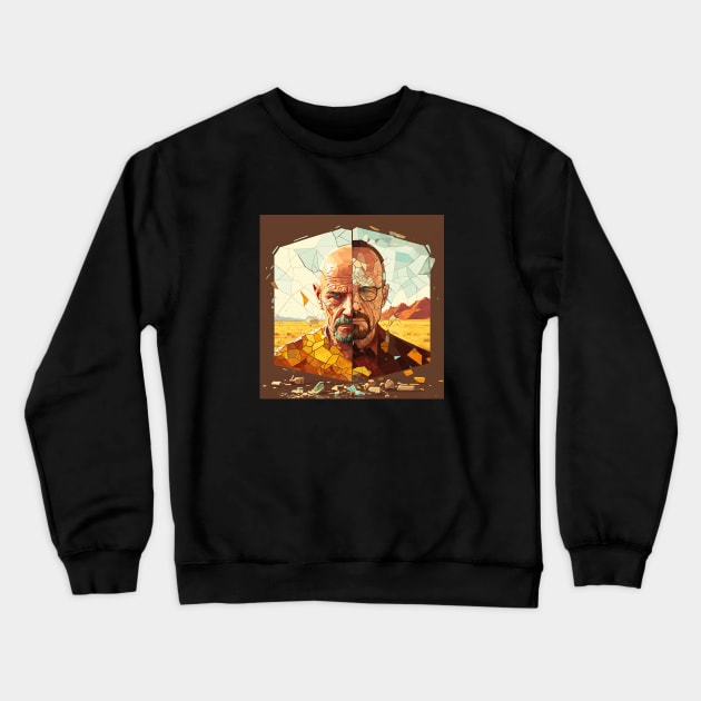 Illustration of Walter White and Jesse Pinkman Crewneck Sweatshirt by KOTYA